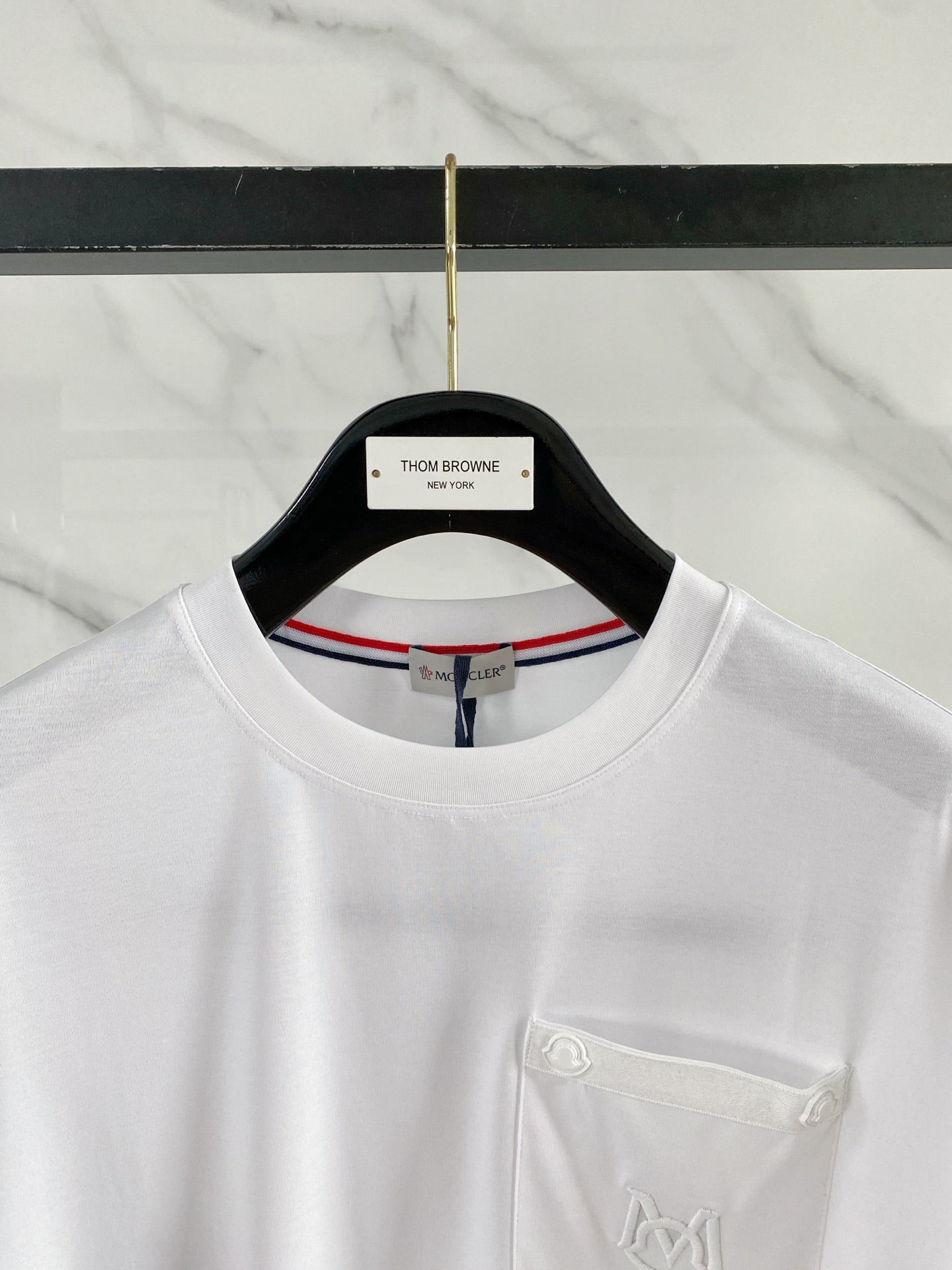 Moncler Logo Mercerized Cotton T-Shirt – 2026SS
