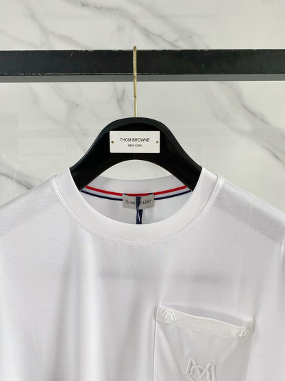 Moncler Logo Mercerized Cotton T-Shirt – 2026SS