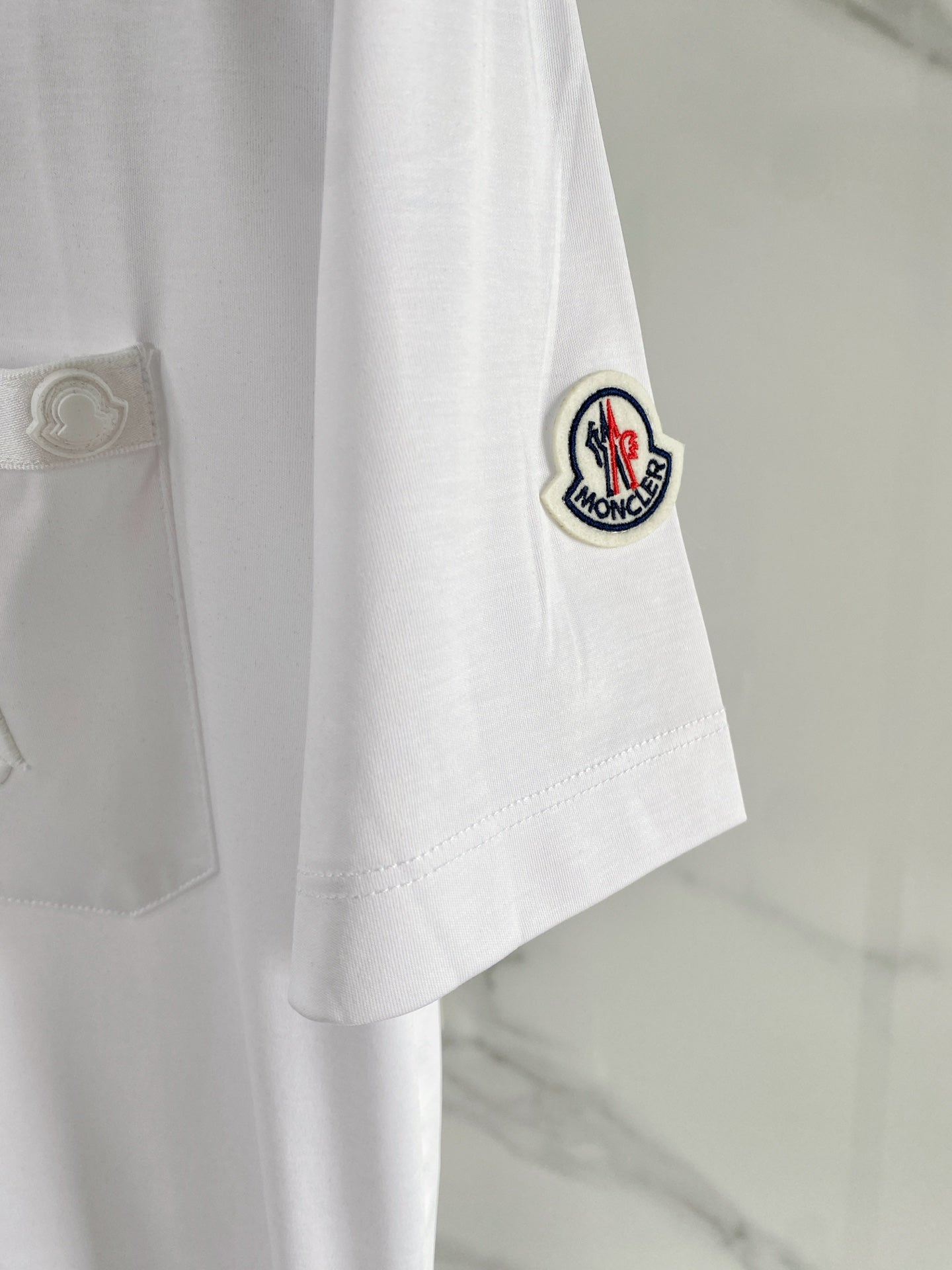 Moncler Logo Mercerized Cotton T-Shirt – 2026SS