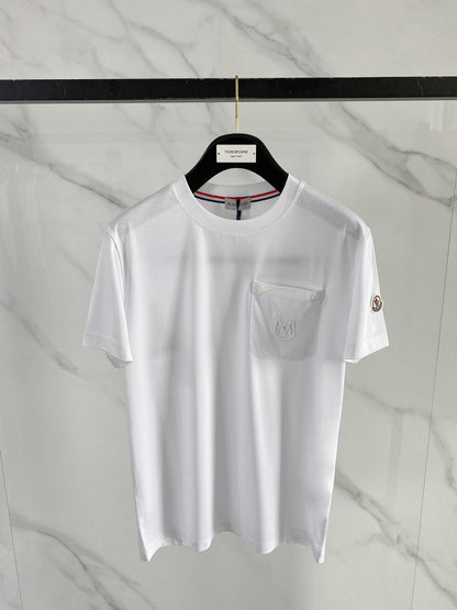 Moncler Logo Mercerized Cotton T-Shirt – 2026SS
