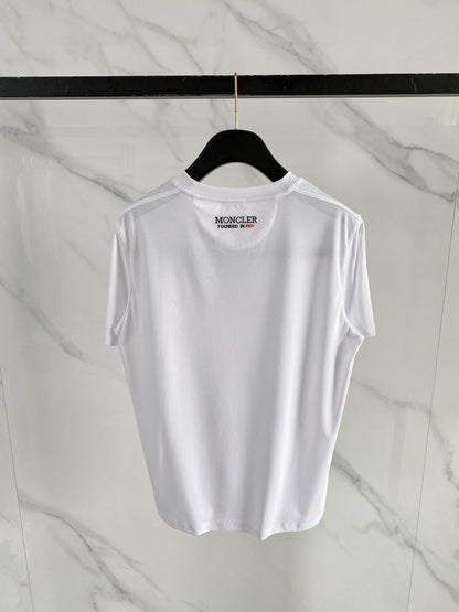 Moncler Logo Mercerized Cotton T-Shirt – 2026SS