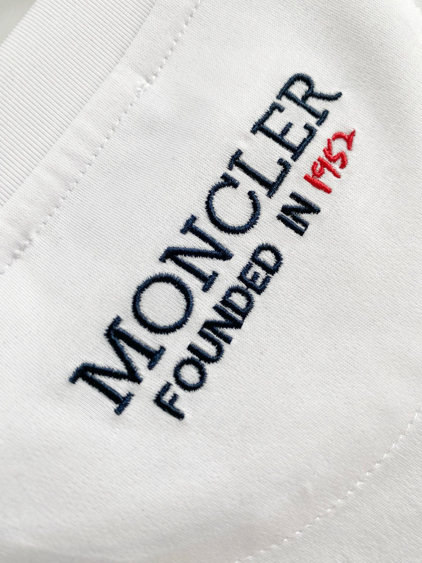 Moncler Logo Mercerized Cotton T-Shirt – 2026SS