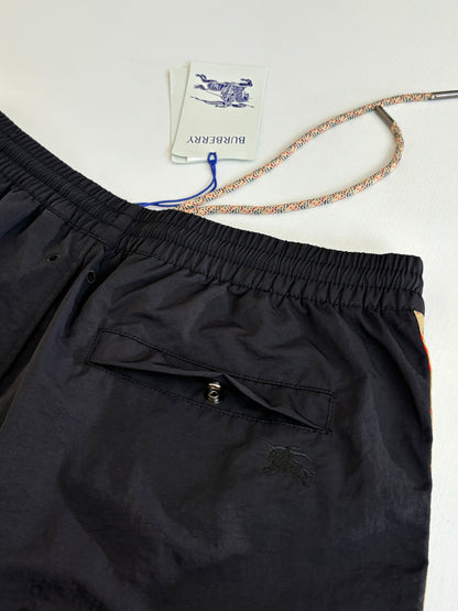 Burberry Nylon Side Check Drawstring Shorts