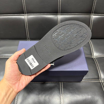 Dior Men's Pebbled Leather and Suede Slides – Spring/Summer Collection 2025