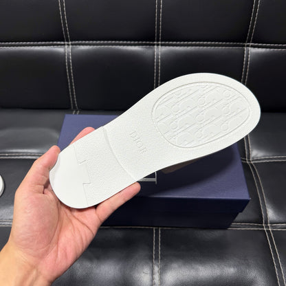 Dior Men's Pebbled Leather and Suede Slides – Spring/Summer Collection 2025