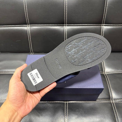 Dior Men's Pebbled Leather and Suede Slides – Spring/Summer Collection 2025