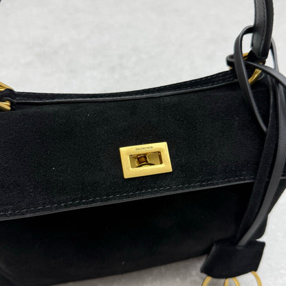 Balenciaga Rodeo Mini Suede Handbag