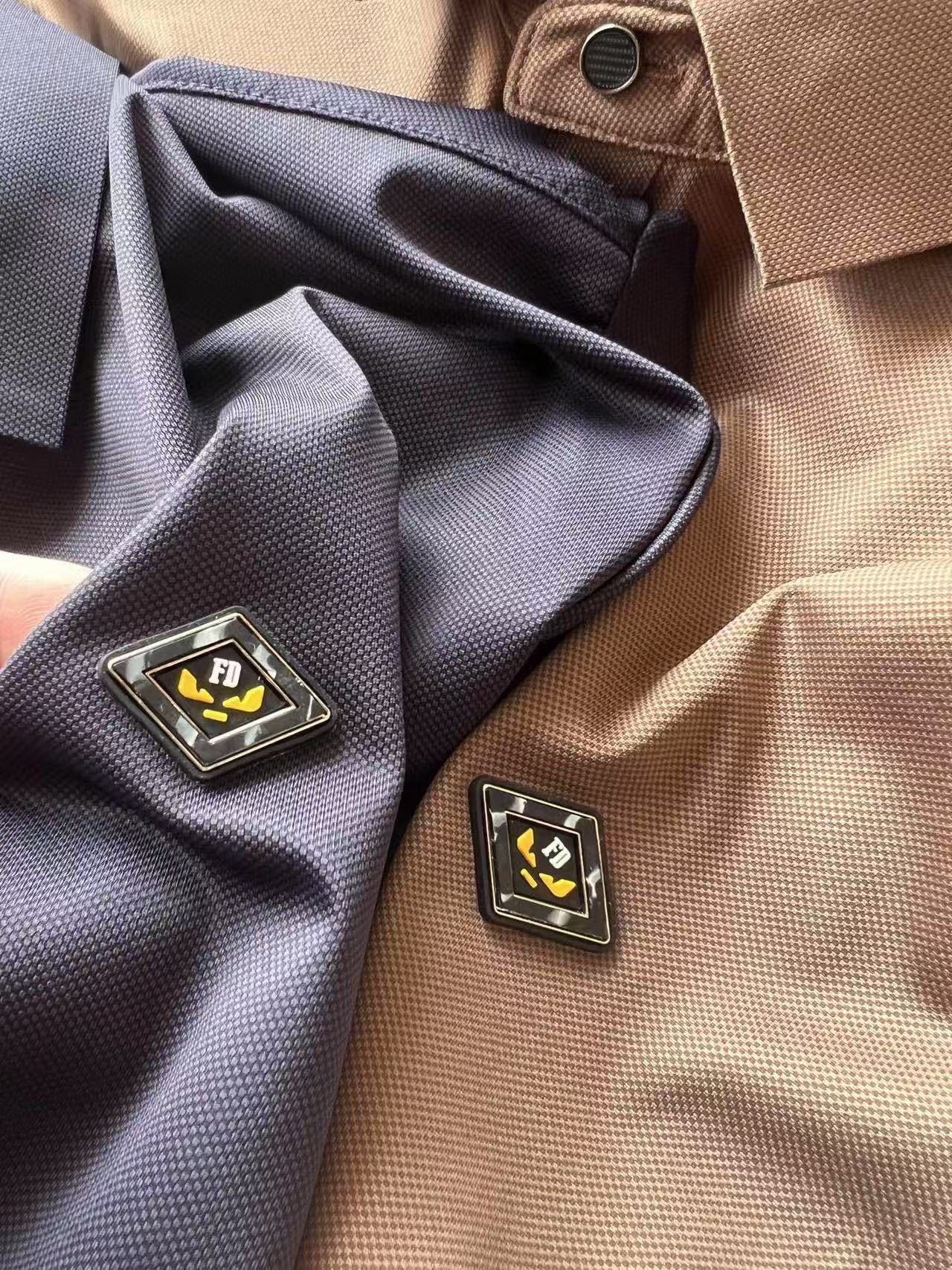 Fendi Monster Ice Oxygen Seamless Polo Shirt