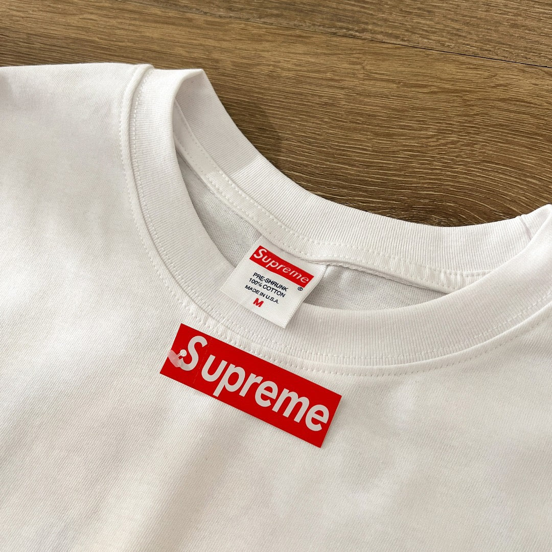 Supreme x DUCATI Logo Print Heavyweight T-Shirt