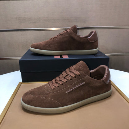 Zegna 232 Suede Sneakers