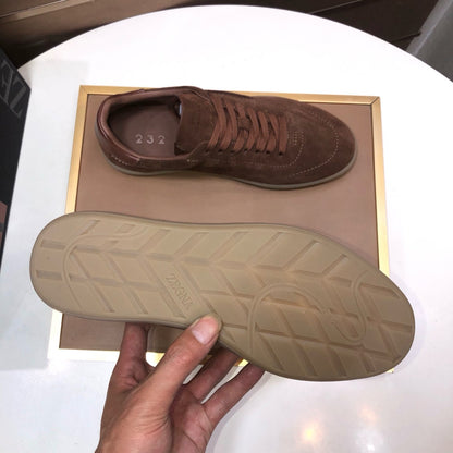 Zegna 232 Suede Sneakers
