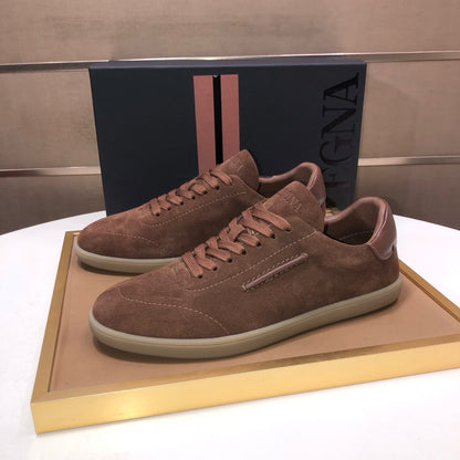 Zegna 232 Suede Sneakers