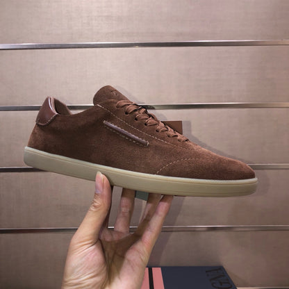 Zegna 232 Suede Sneakers