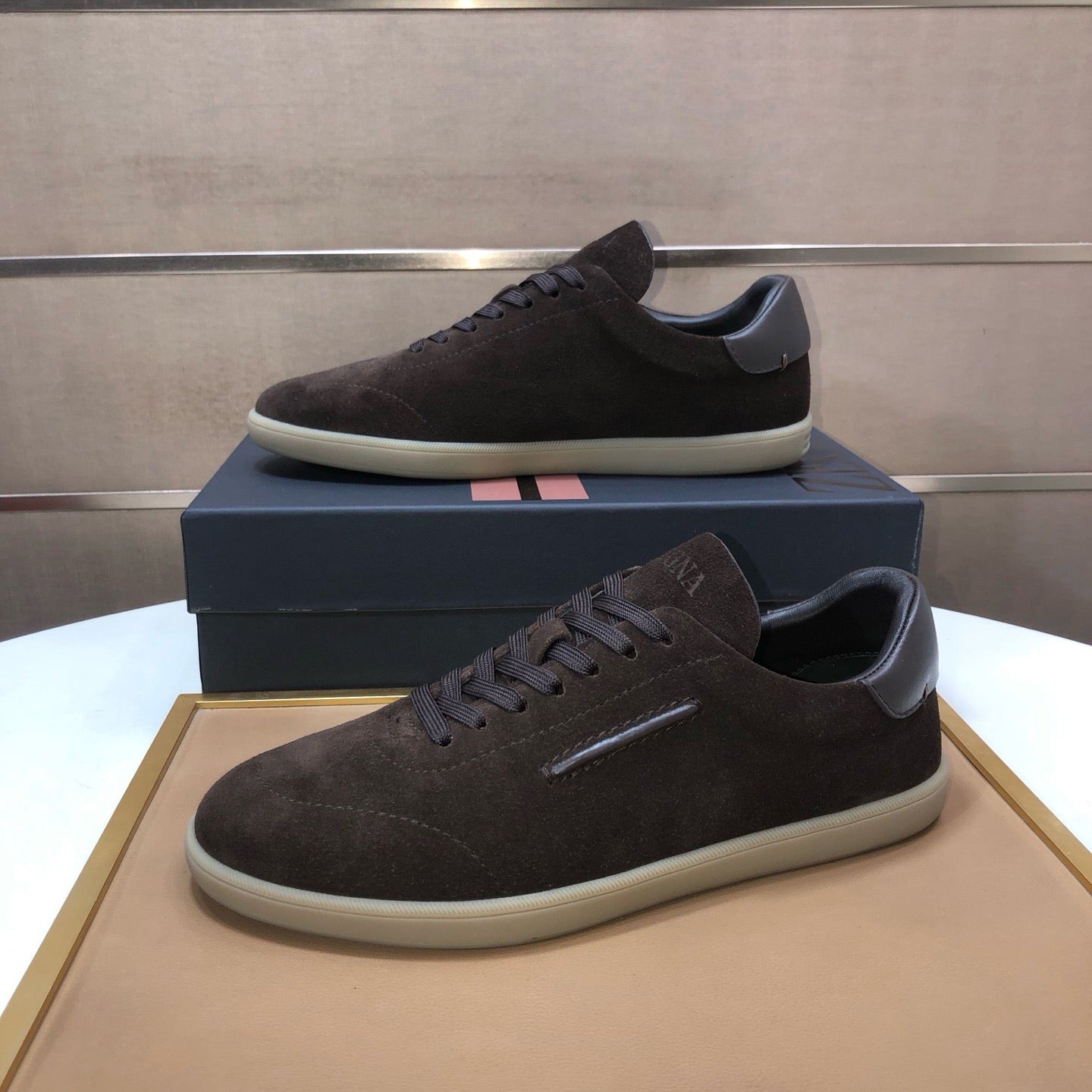 Zegna 232 Suede Sneakers