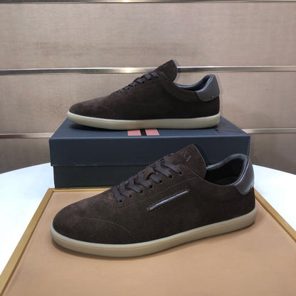 Zegna 232 Suede Sneakers