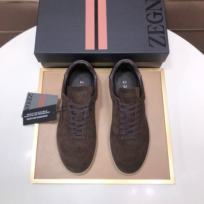 Zegna 232 Suede Sneakers