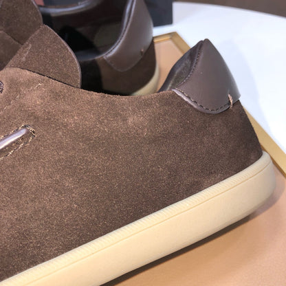 Zegna 232 Suede Sneakers