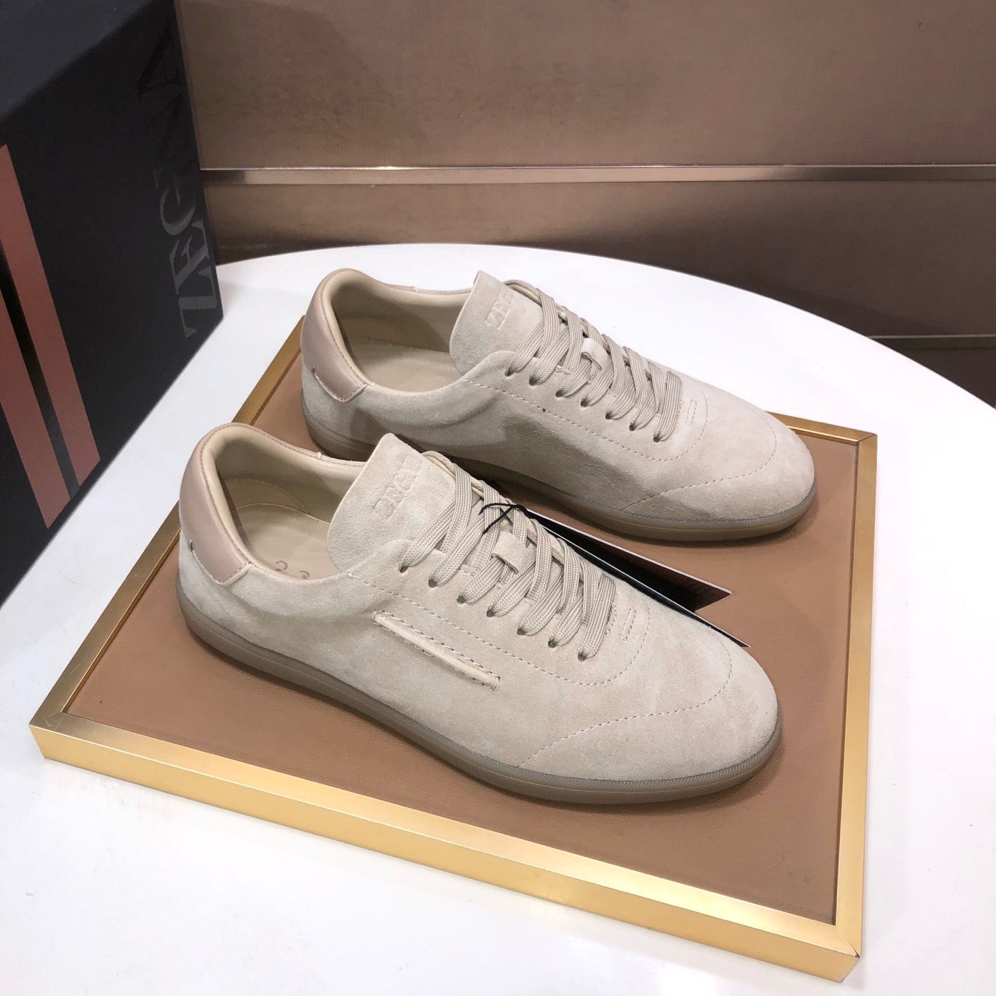 Zegna 232 Suede Sneakers