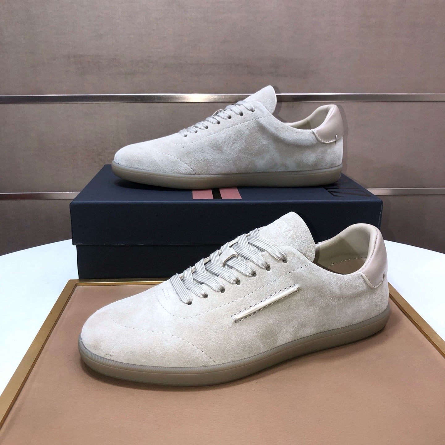 Zegna 232 Suede Sneakers
