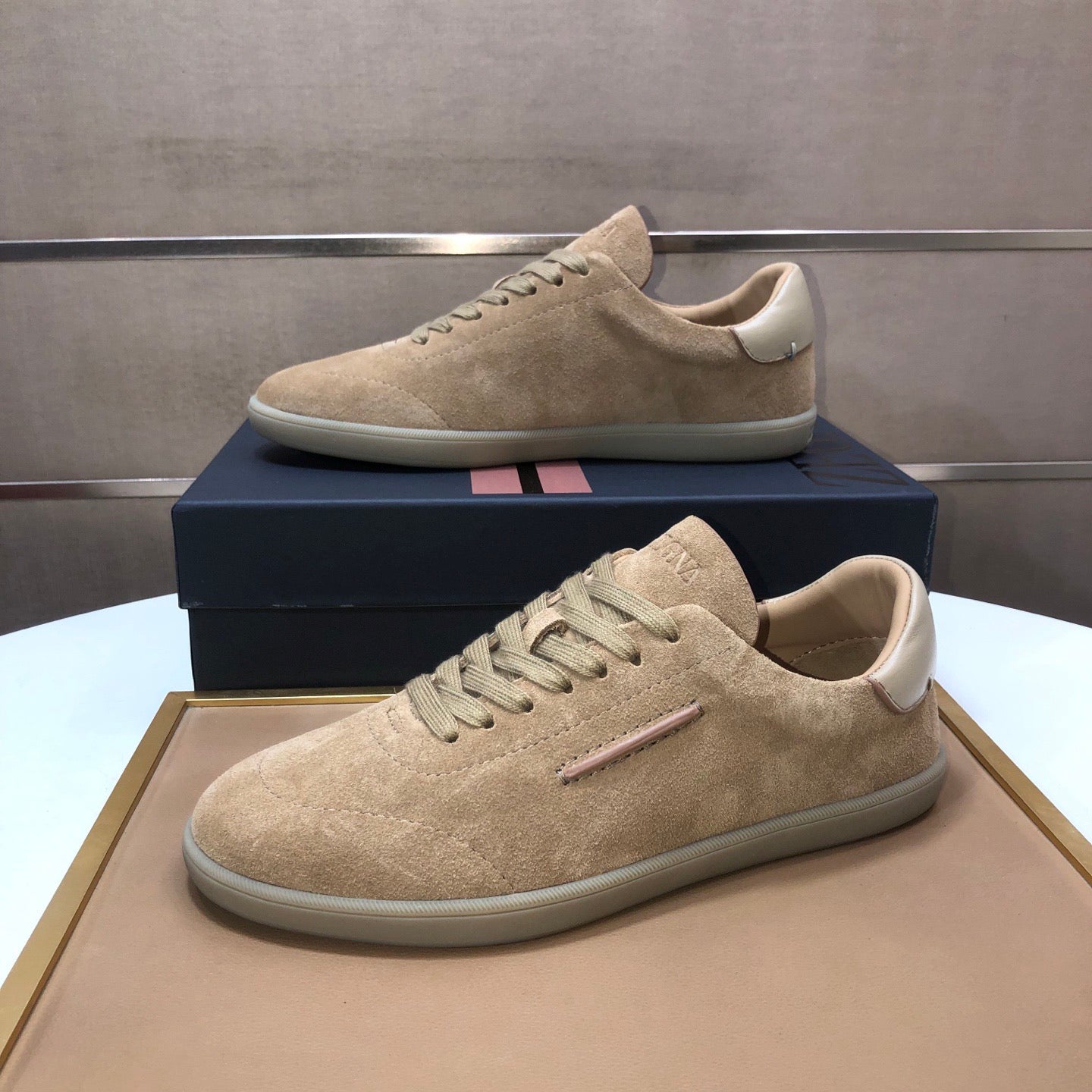 Zegna 232 Suede Sneakers