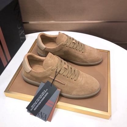 Zegna 232 Suede Sneakers