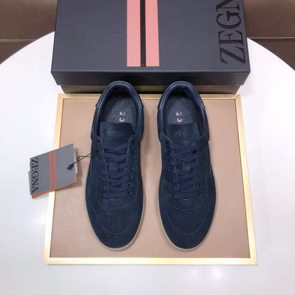 Zegna 232 Suede Sneakers