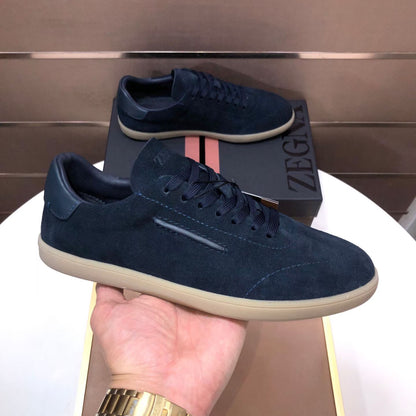 Zegna 232 Suede Sneakers