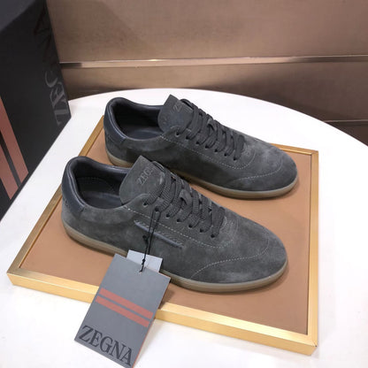Zegna 232 Suede Sneakers