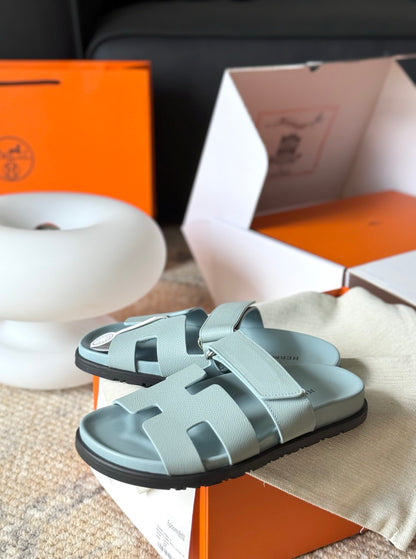 Hermès Chypre Leather Sandals