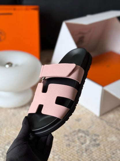 Hermès Chypre Leather Sandals