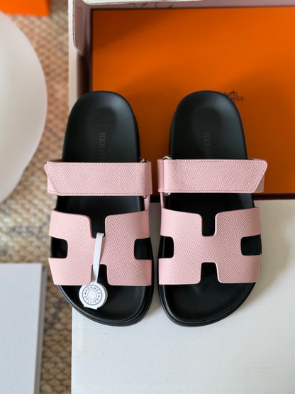 Hermès Chypre Leather Sandals