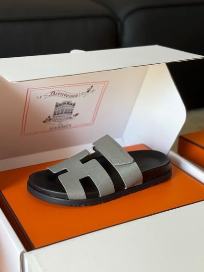 Hermès Chypre Leather Sandals