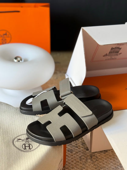 Hermès Chypre Leather Sandals