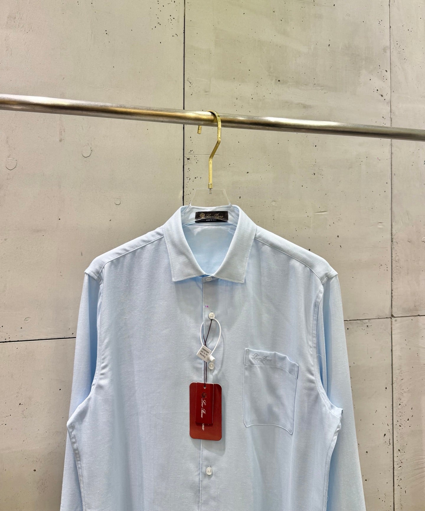 Loro Piana Custom Linen Long-Sleeve Shirt – 2026 Summer Collection