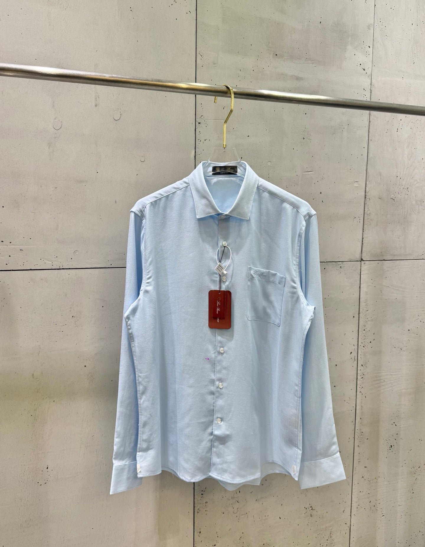 Loro Piana Custom Linen Long-Sleeve Shirt – 2026 Summer Collection