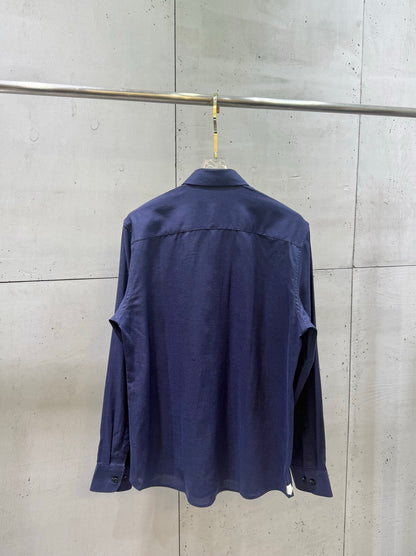 Loro Piana Custom Linen Long-Sleeve Shirt – 2026 Summer Collection