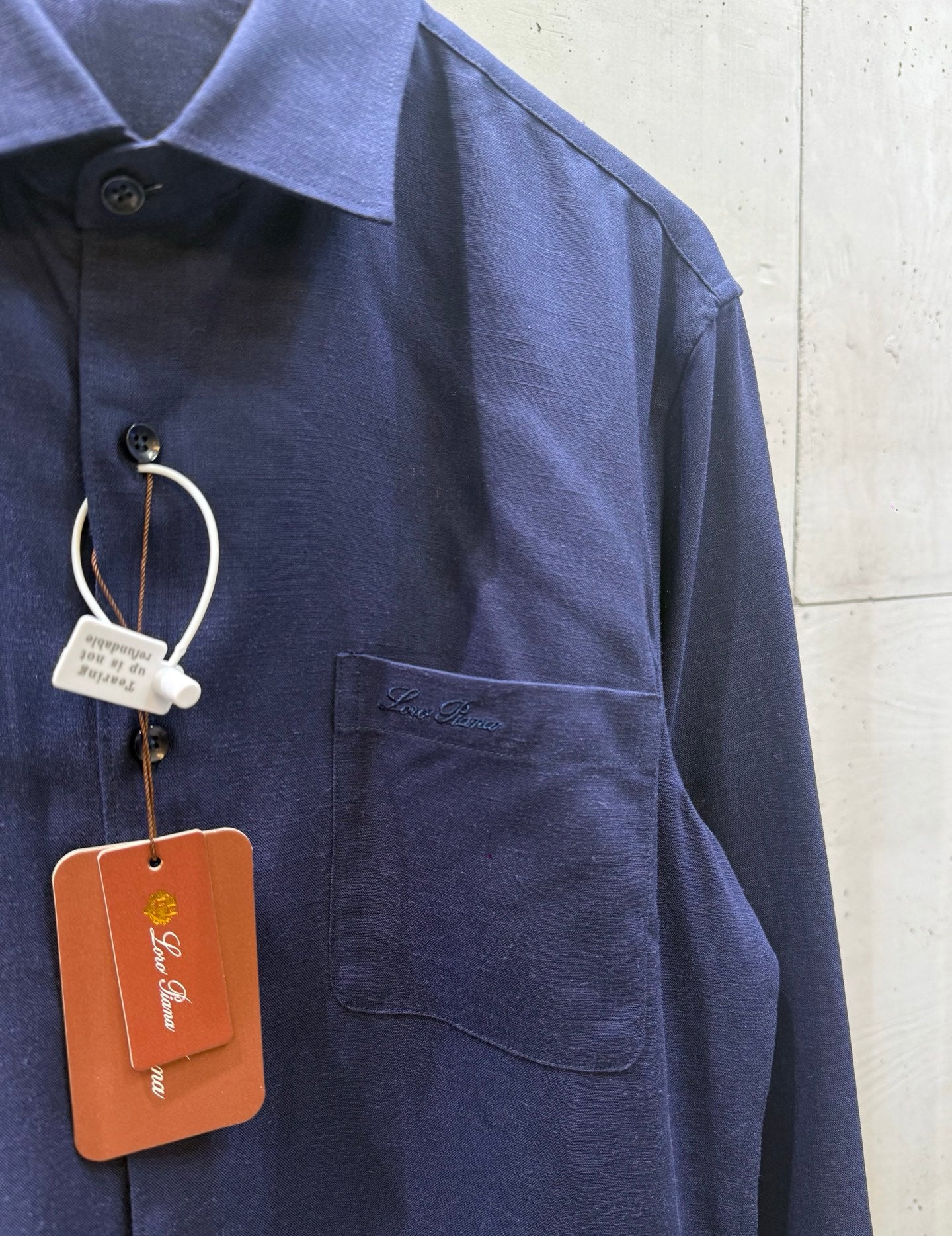 Loro Piana Custom Linen Long-Sleeve Shirt – 2026 Summer Collection
