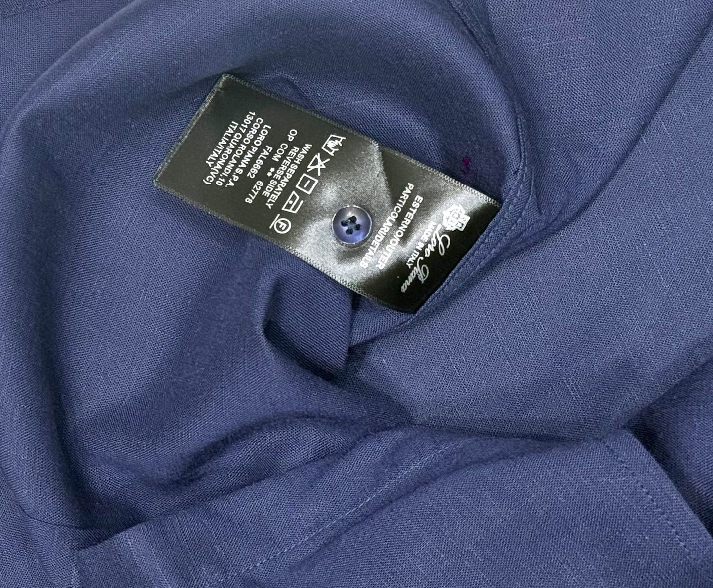 Loro Piana Custom Linen Long-Sleeve Shirt – 2026 Summer Collection