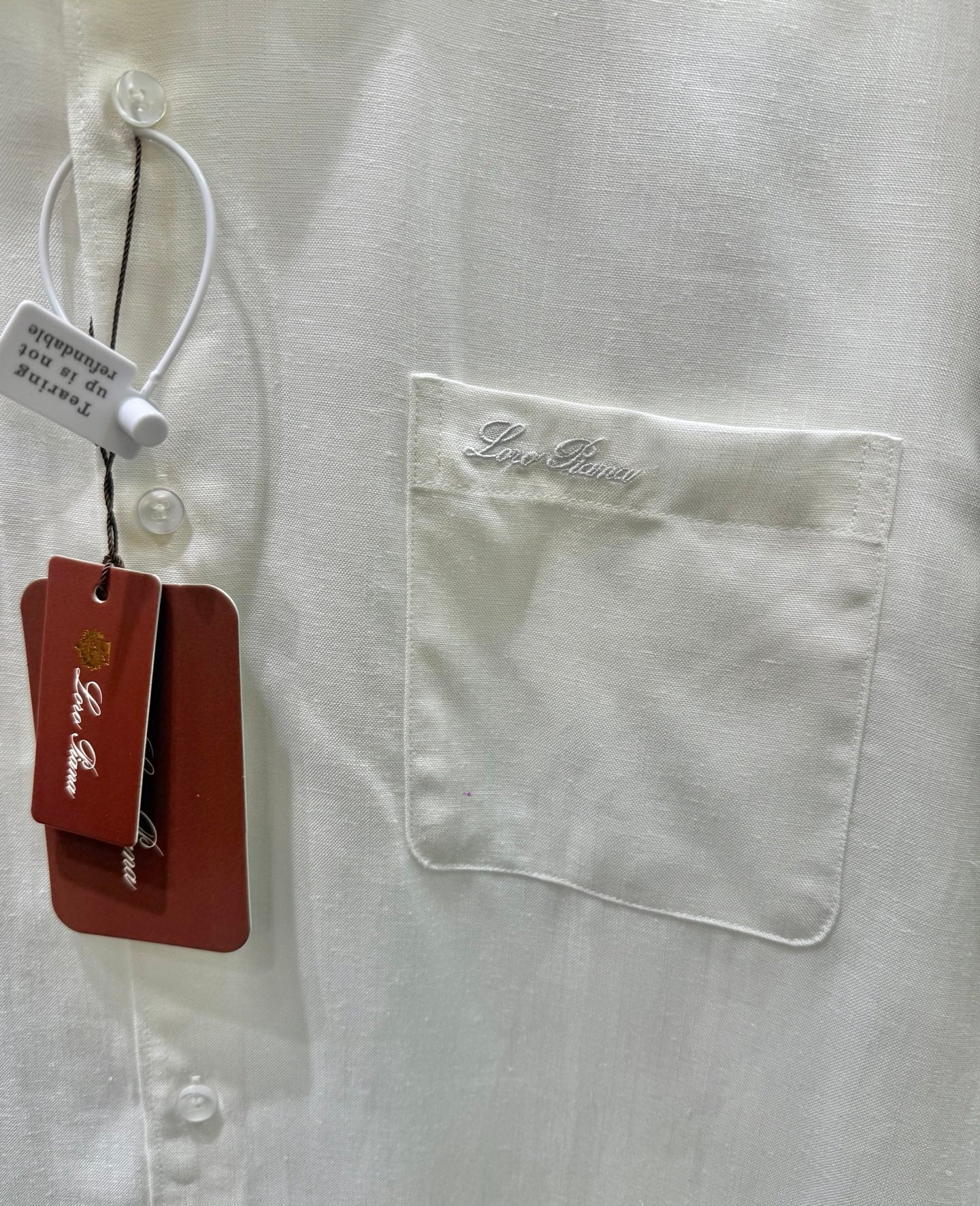 Loro Piana Custom Linen Long-Sleeve Shirt – 2026 Summer Collection