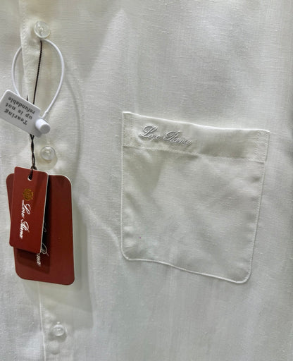 Loro Piana Custom Linen Long-Sleeve Shirt – 2026 Summer Collection