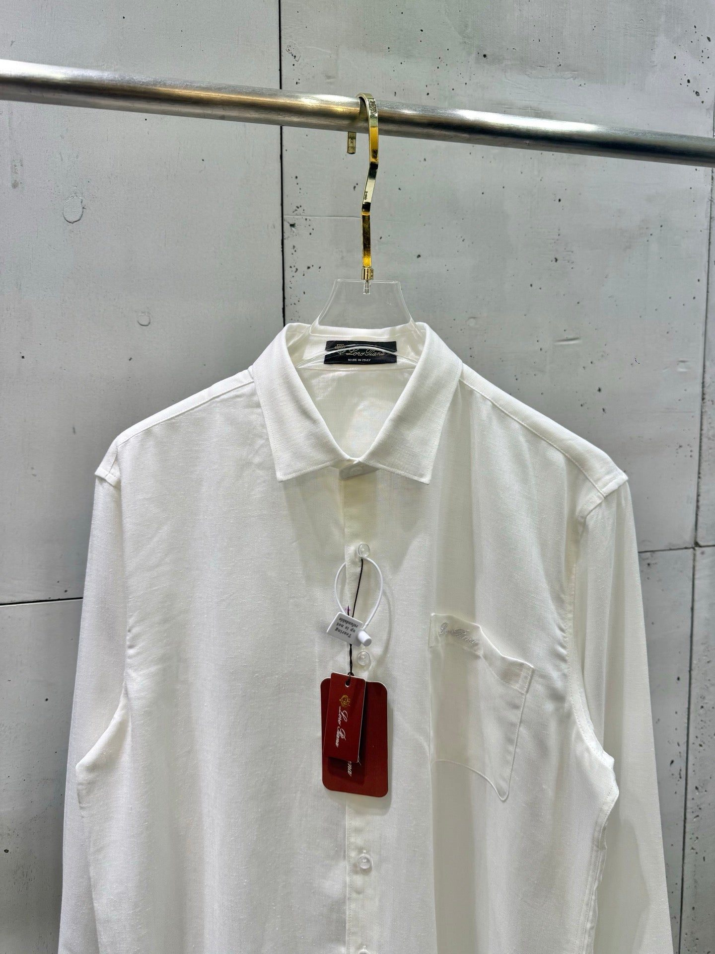 Loro Piana Custom Linen Long-Sleeve Shirt – 2026 Summer Collection