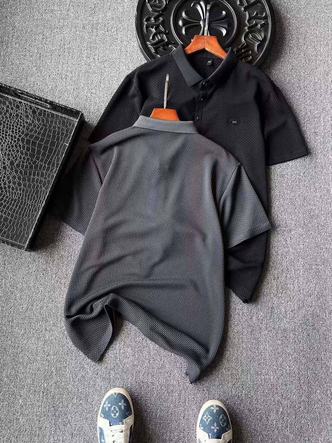Ferragamo Seamless 3D Texture Polo Shirt – Latest Collection