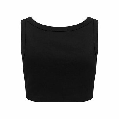Prada Triangle Logo Cropped Tank Top