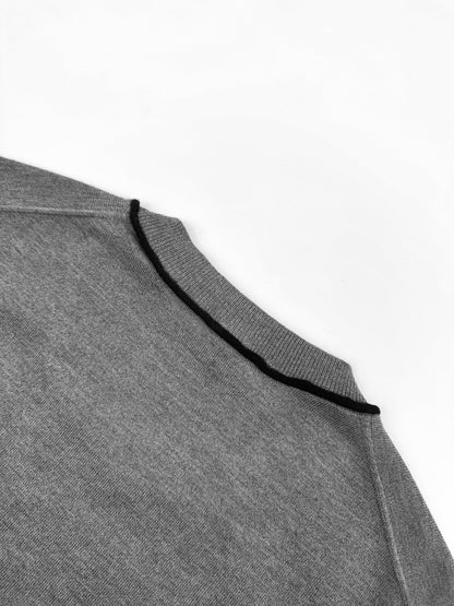 Loewe Jacquard Short-Sleeve Wool Sweater