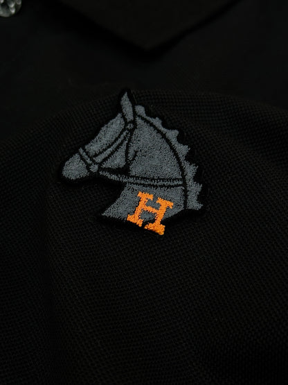 Hermès 3D Horse Flocking Polo Shirt
