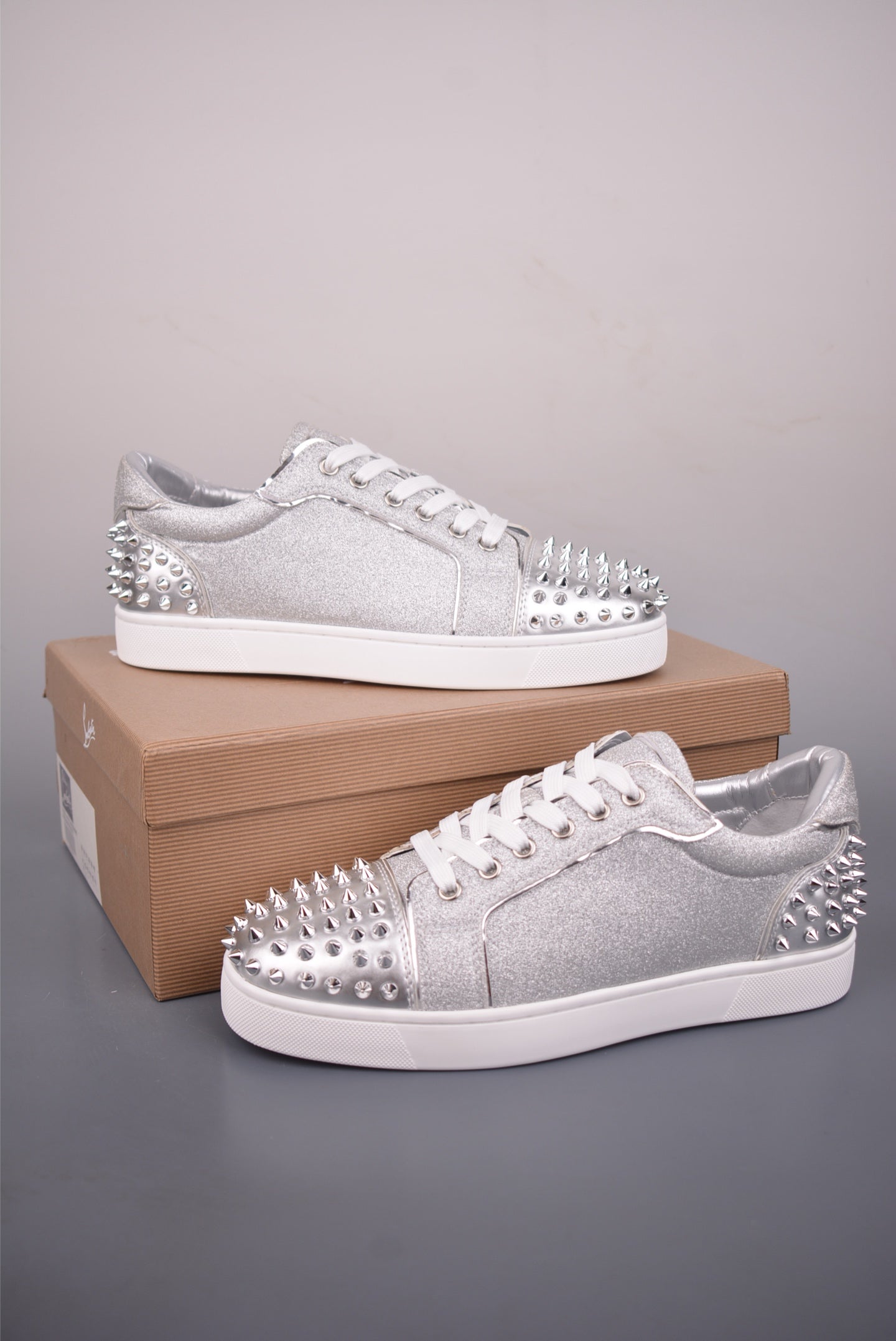 Christian Louboutin Rhinestone Low-Top Sneakers