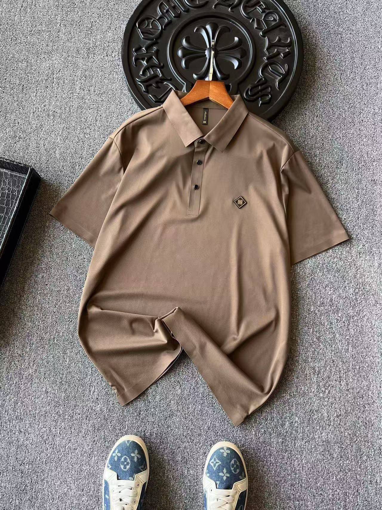 Givenchy Ice Silk Seamless Polo Shirt