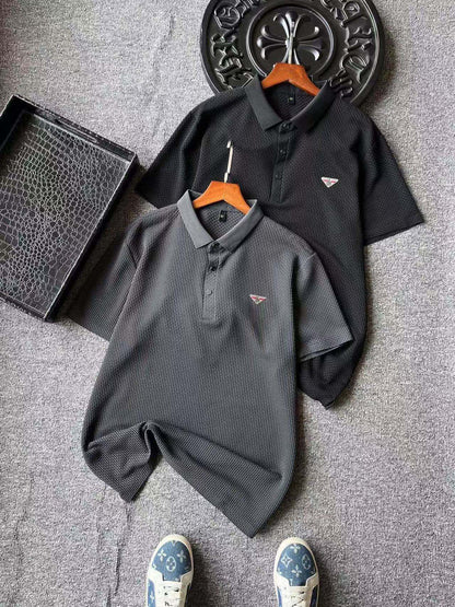 Prada Seamless 3D Fishbone Polo Shirt – Spring/Summer Collection