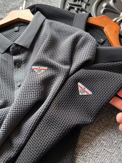 Prada Seamless 3D Fishbone Polo Shirt – Spring/Summer Collection