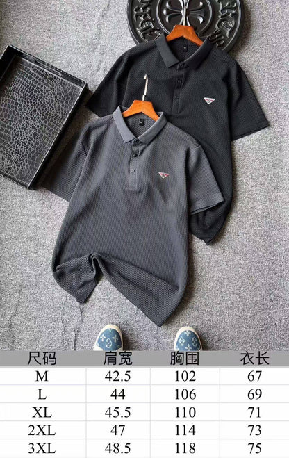 Prada Seamless 3D Fishbone Polo Shirt – Spring/Summer Collection